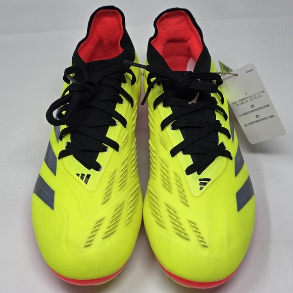 Adidas Predator Pro FG IG7776 Yellow / Black Soccer Cleats Men's Size 6 New - Picture 5 of 12
